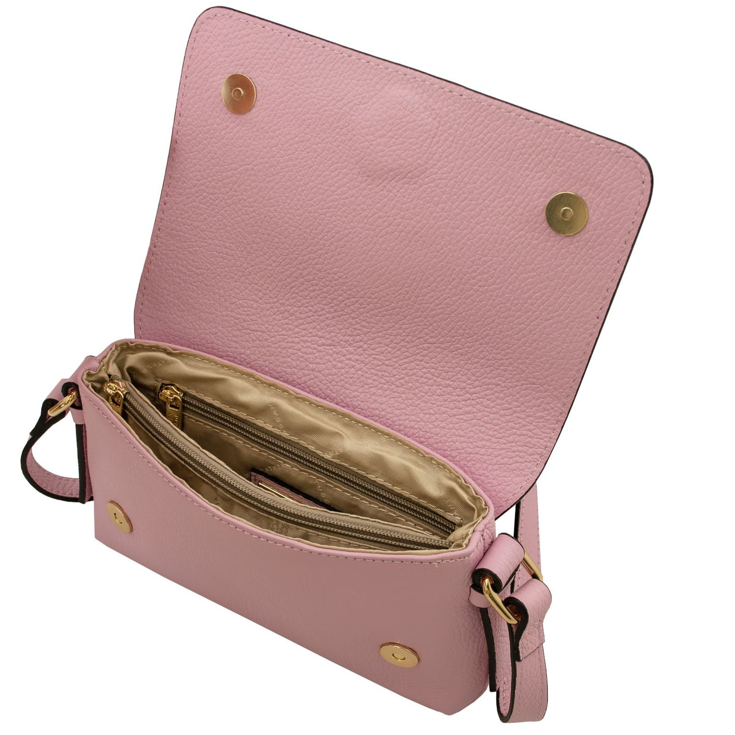 Biscuit Soft Leather Crossbody Bag
