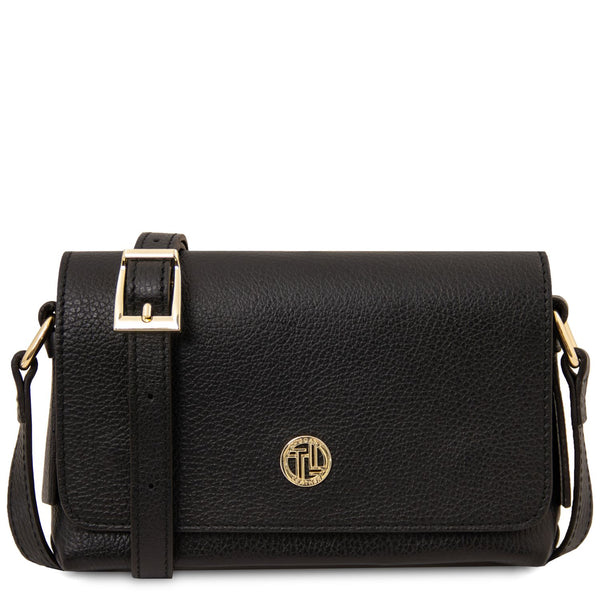 Biscuit Soft Leather Crossbody Bag