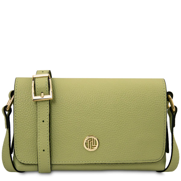 Biscuit Soft Leather Crossbody Bag