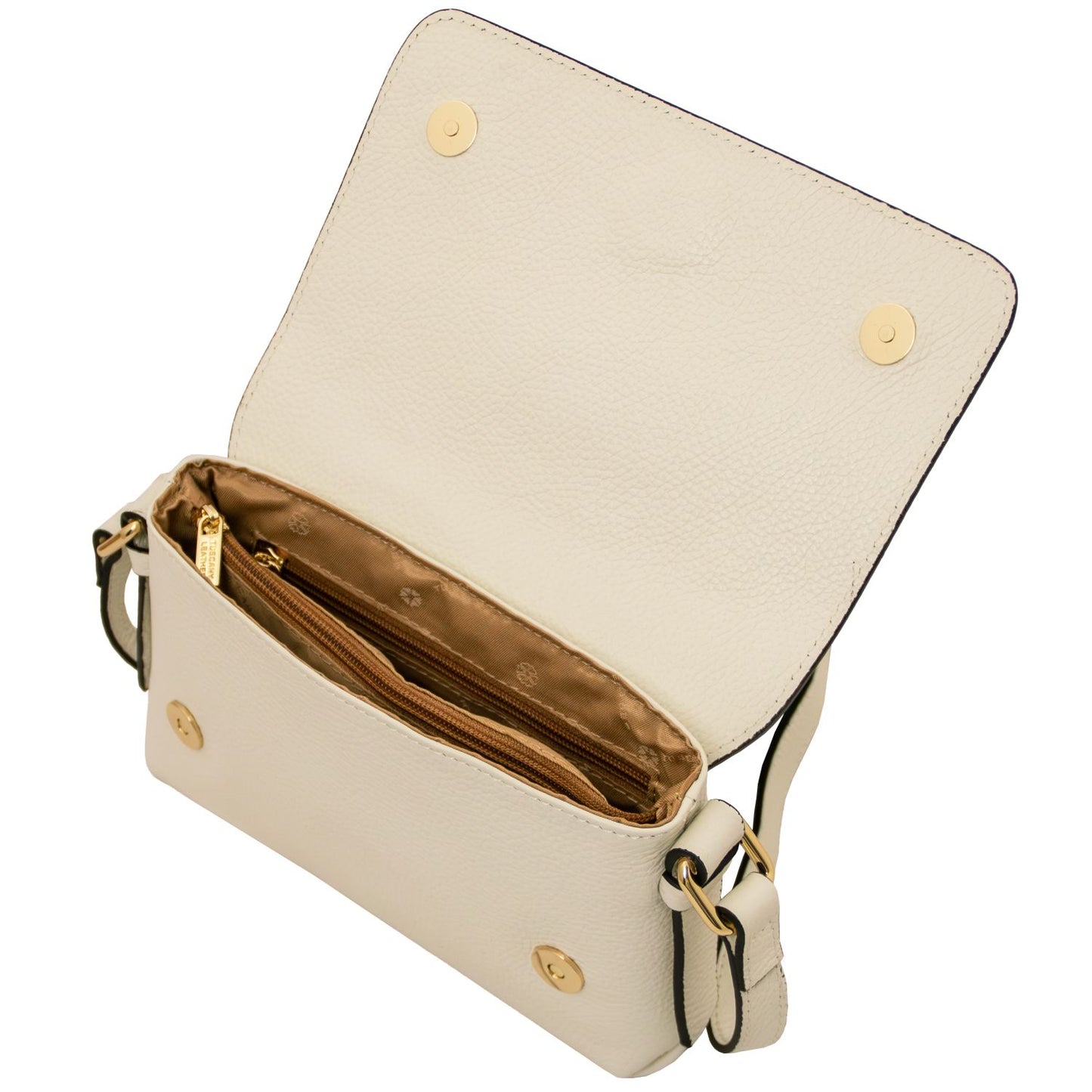 Biscuit Soft Leather Crossbody Bag
