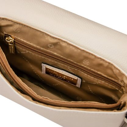Biscuit Soft Leather Crossbody Bag