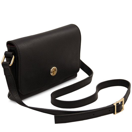 Biscuit Soft Leather Crossbody Bag