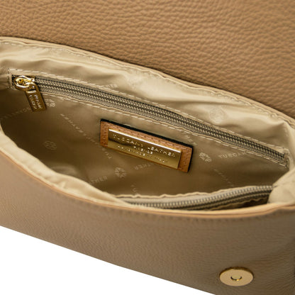 Biscuit Soft Leather Crossbody Bag