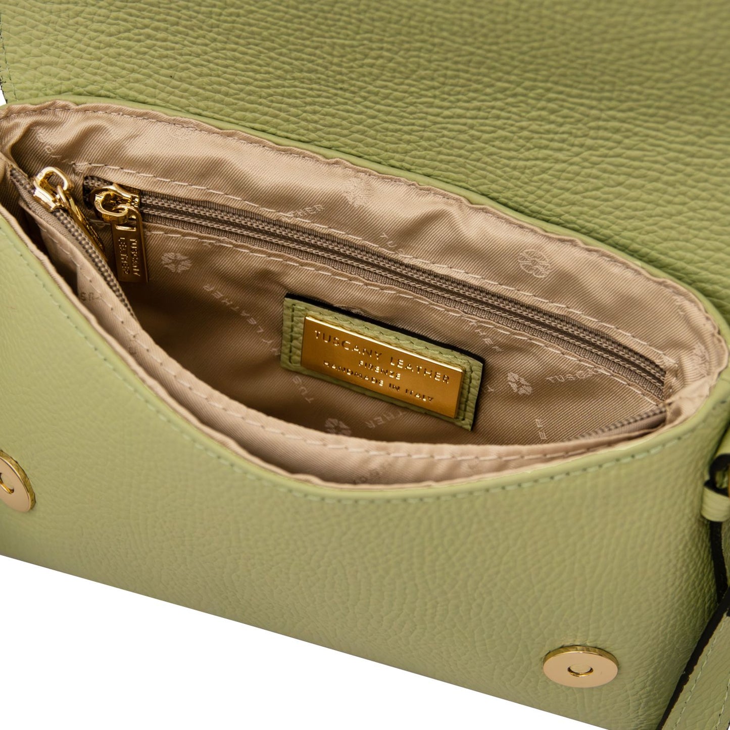 Biscuit Soft Leather Crossbody Bag