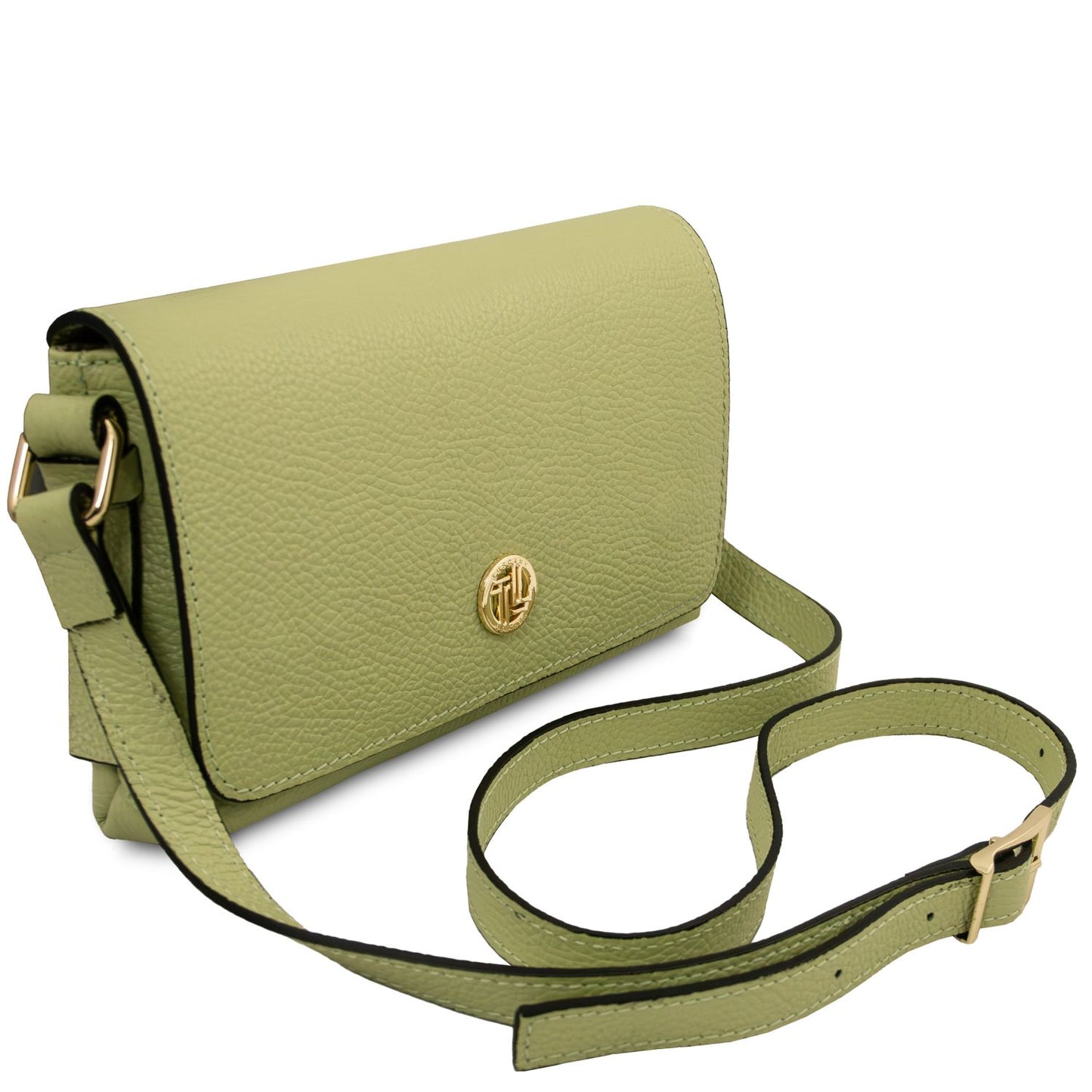 Biscuit Soft Leather Crossbody Bag