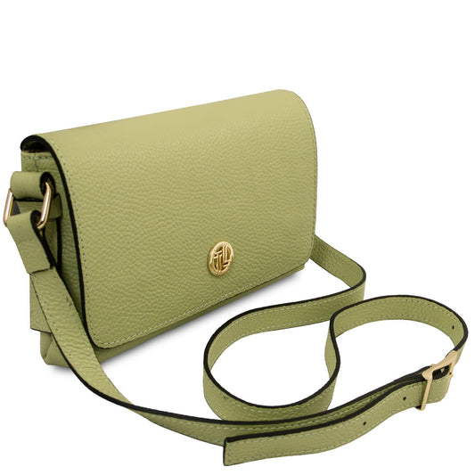 Biscuit Soft Leather Crossbody Bag
