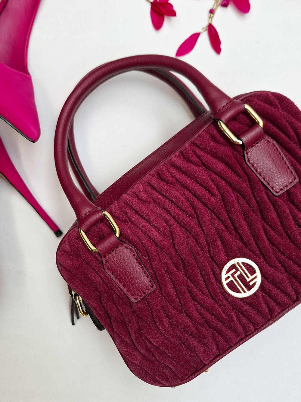 Chantilly Suede Handbag