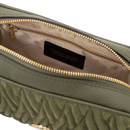Chantilly Suede Crossbody Bag