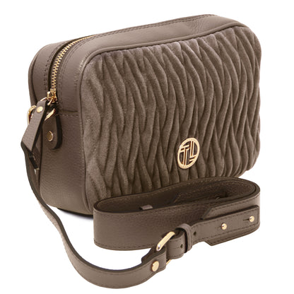Chantilly Suede Crossbody Bag