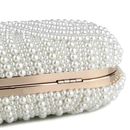 Couture Pearl Elegance Clutch Bag Montipi