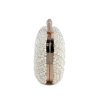 Couture Pearl Elegance Clutch Bag Montipi