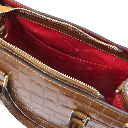 Croque Luxe Leather Handbag