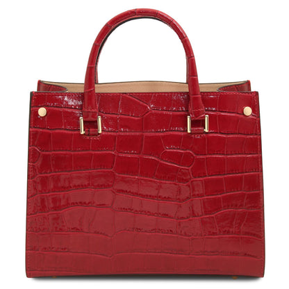Croque Luxe Leather Handbag