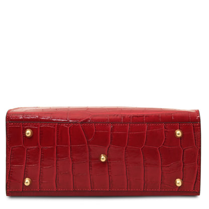 Croque Luxe Leather Handbag