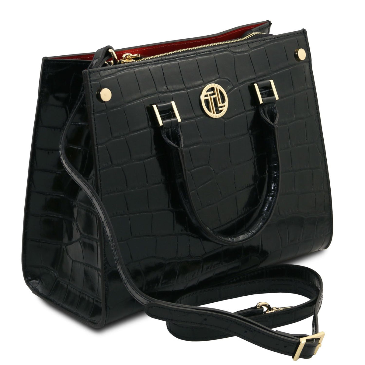 Croque Luxe Leather Handbag