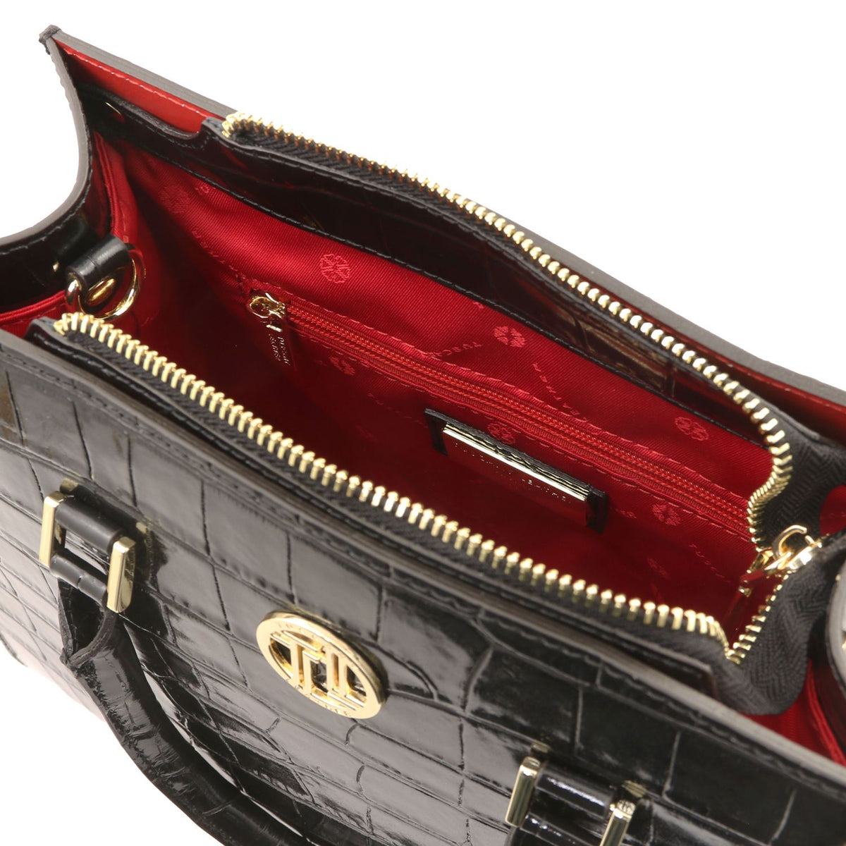 Croque Luxe Leather Handbag
