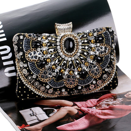 Boho Luxe Beaded Evening Clutch