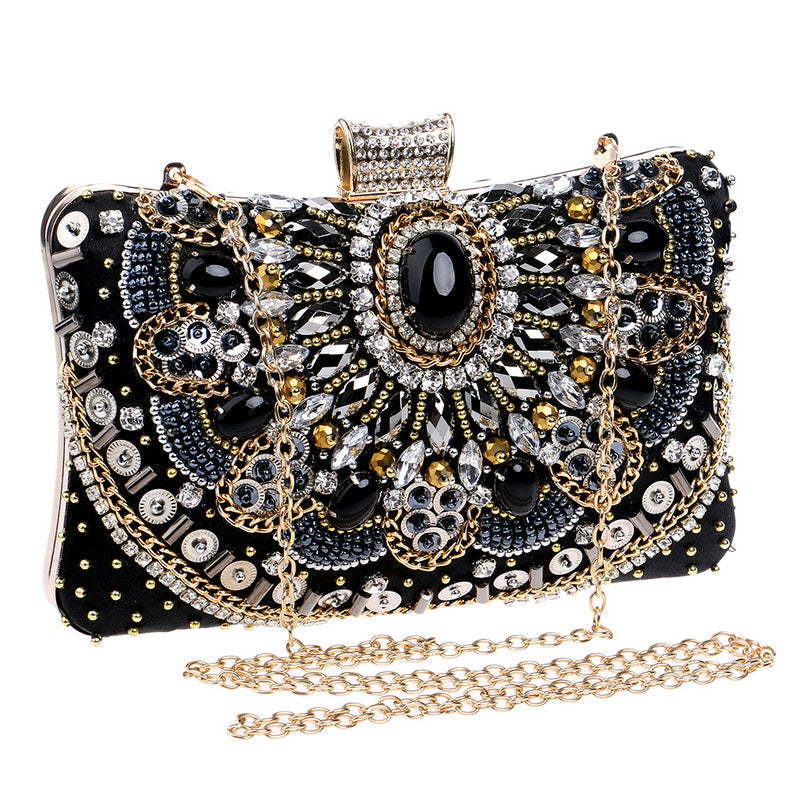 Boho Luxe Beaded Evening Clutch