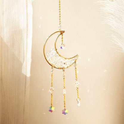 Crystal Moon Beads Suncatcher Home Decor Montipi