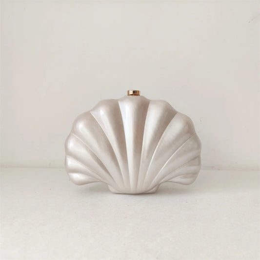 Elegant Mermaid Pearl Shell Clutch Bag by Montipi Australia