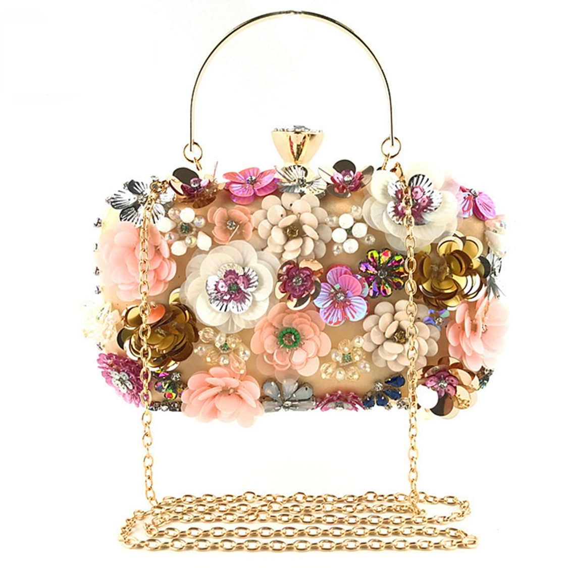 Floral Pearl Clutch Bag Montipi