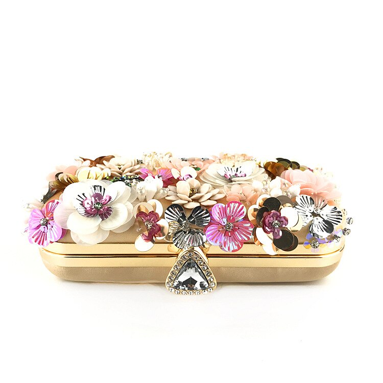 Floral Pearl Clutch Bag Montipi