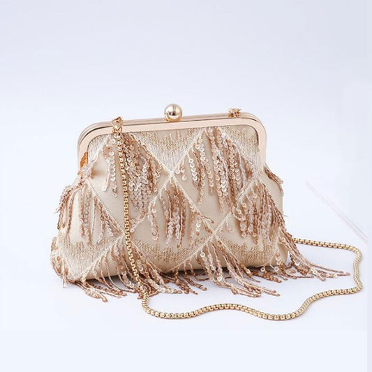 Gatsby Vintage Sequin Clutch Bag Montipi
