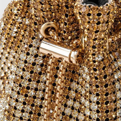 Gold Boheme Luxe Mini Bucket Bag Montipi