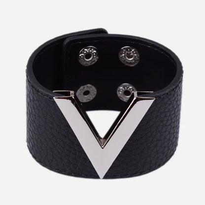 Viera Leather Cuff Bracelet