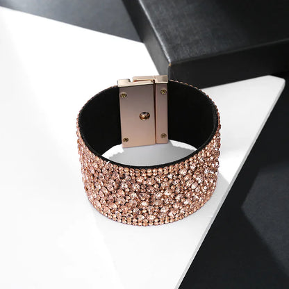 Crystal Dust Cuff Bracelet