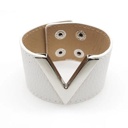 Viera Leather Cuff Bracelet