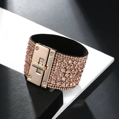 Crystal Dust Cuff Bracelet
