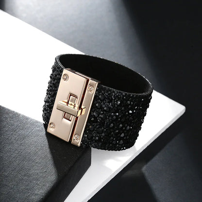 Crystal Dust Cuff Bracelet