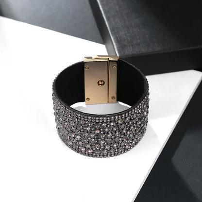 Crystal Dust Cuff Bracelet