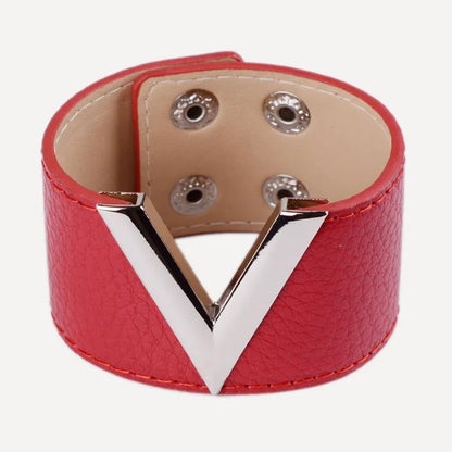 Viera Leather Cuff Bracelet