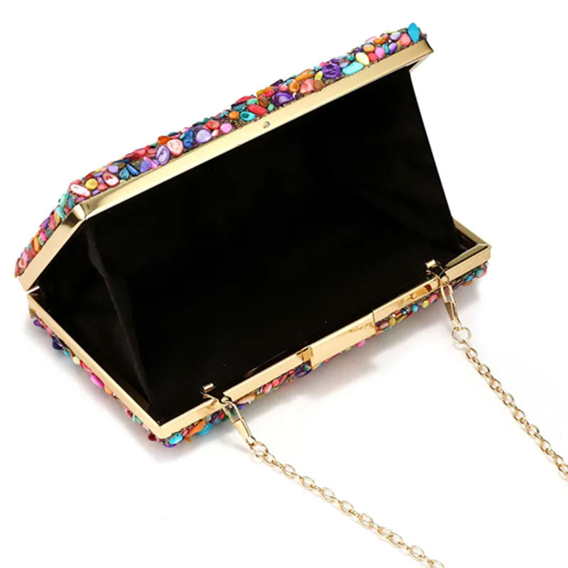 Hippie Chic Sand Stone Clutch Bag Montipi