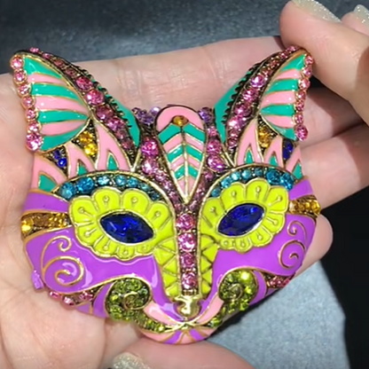 Hippie Chic Venesia Cat Brooch Montipi