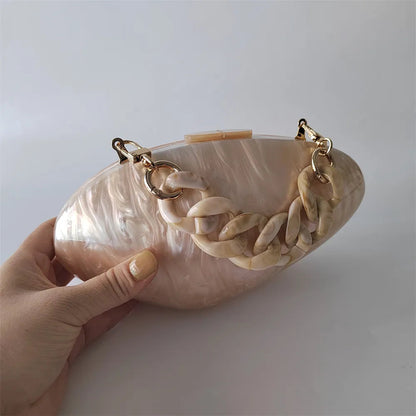 Island Boho Pearl Shell Clutch Bag Montipi