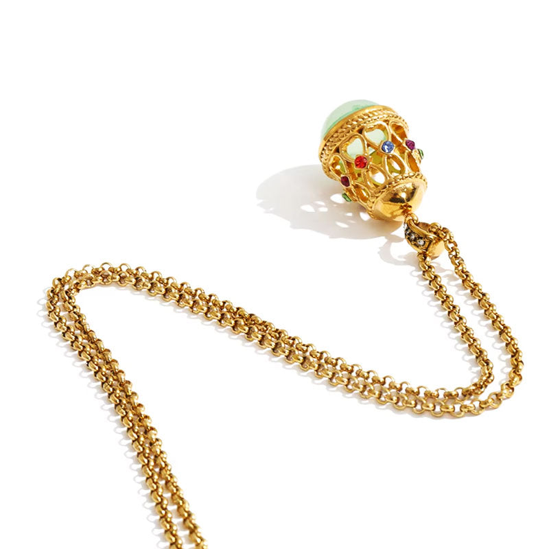 Jewel Pendulum Necklace