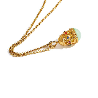 Jewel Pendulum Necklace