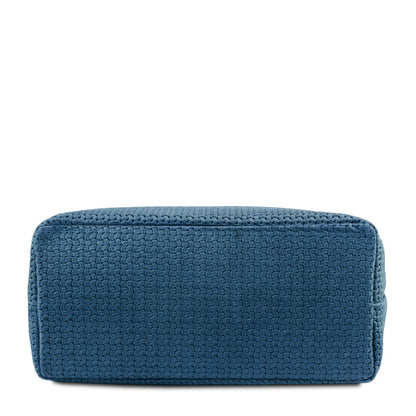 Keyluck Woven Leather Tote Bag