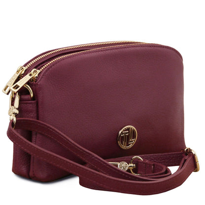 LILY Soft Leather Shoulder Bag