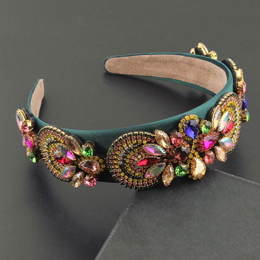 Laia Exuberant Eclectic Rhinestone Headband Montipi