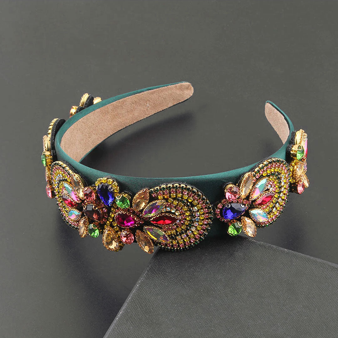 Laia Exuberant Eclectic Rhinestone Headband Montipi