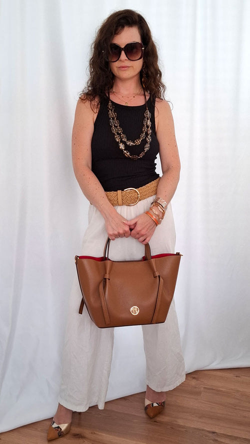 Legame Leather Tote Bag