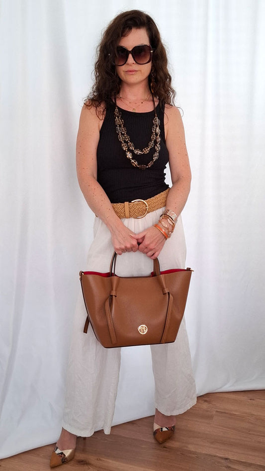 Legame Leather Tote Bag