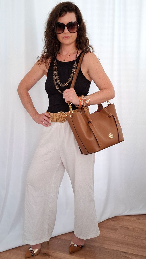 Legame Leather Tote Bag