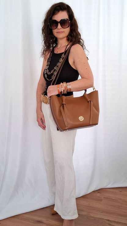 Legame Leather Tote Bag