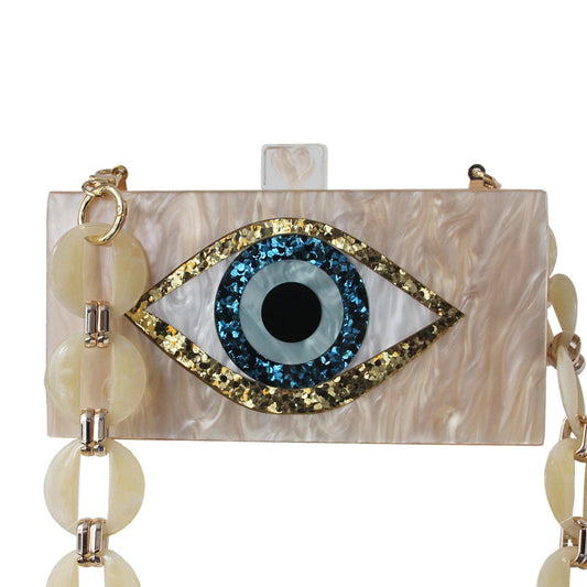 Luxury Evil Eye Clutch Bag Montipi