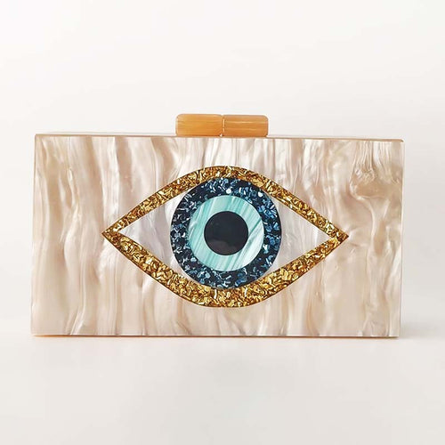 Luxury Mystic Evil Eye Clutch Bag
